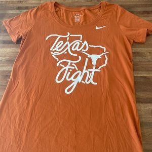 Nike University of Texas Longhorn Tshirt Womens size Large